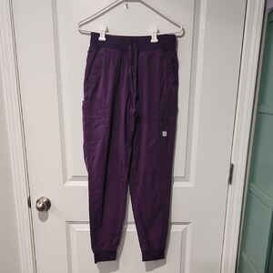 Purple Women's Jogger Scrub Bottoms